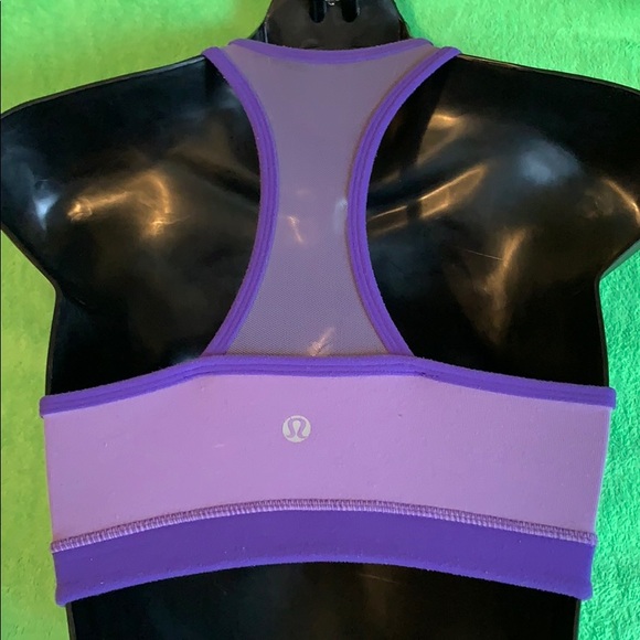 Lululemon screen double purple sport/yoga talk top - Picture 2 of 8